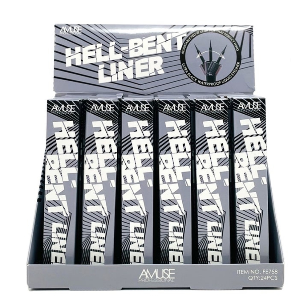 Hell-Bent Waterproof Black Liquid Eyeliner - Picture 3 of 7